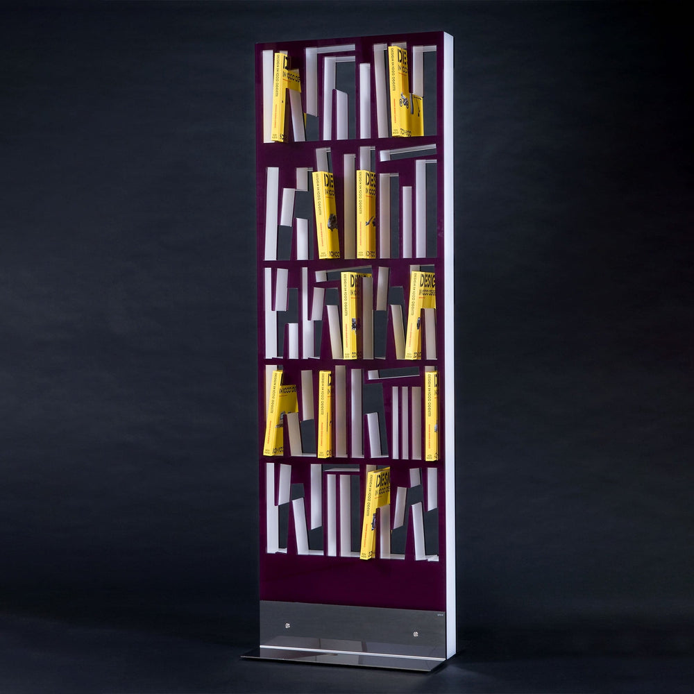 Plexiglass Purple Bookshelf  BOOKSHAPE  Big Limited Edition 02