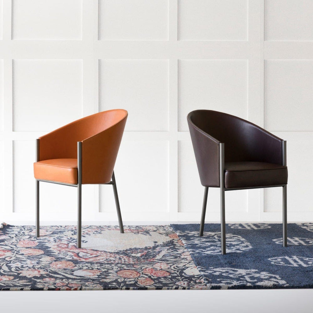 Leather Chair COSTES by Philippe Starck for Driade 02