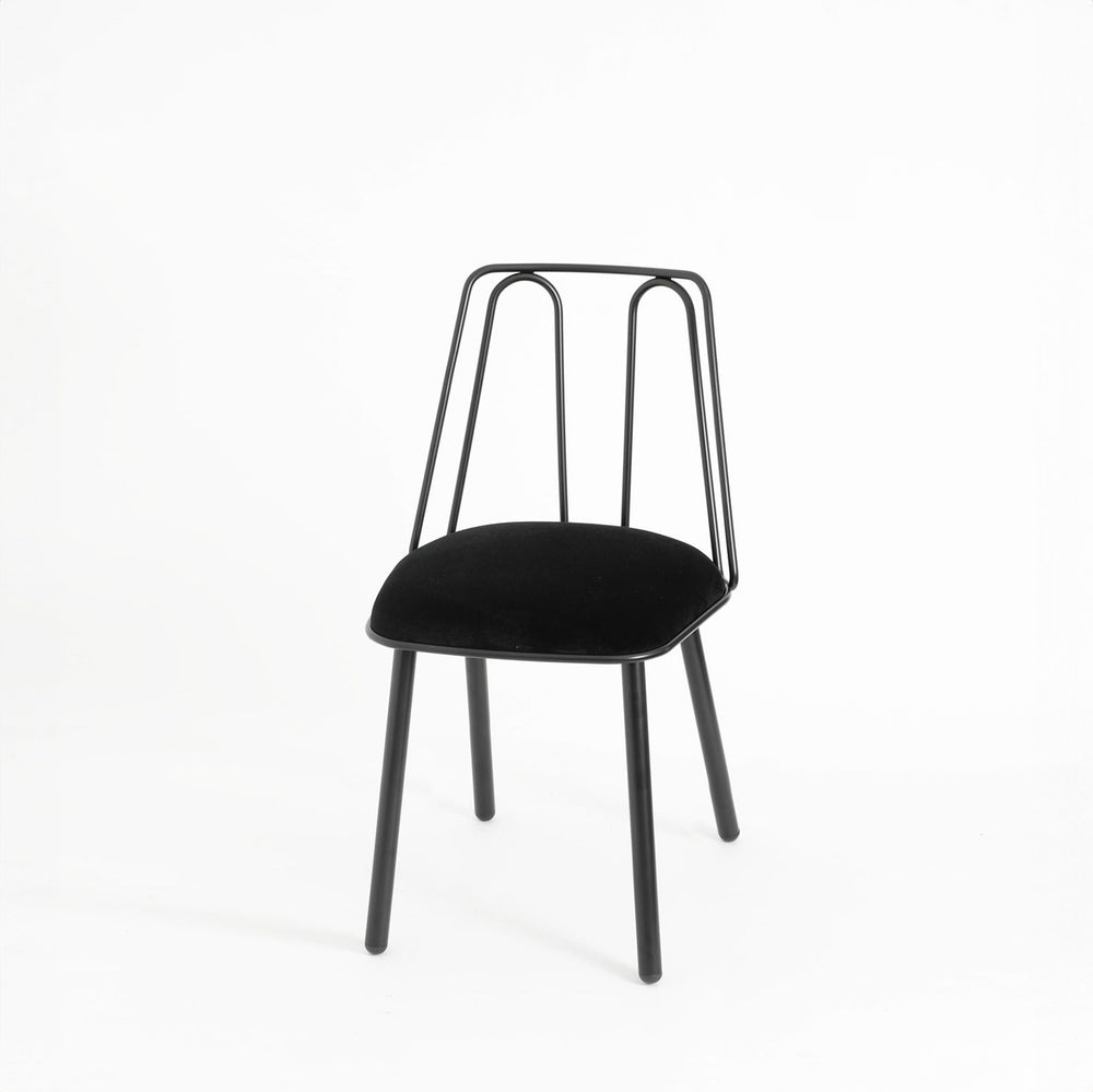 Steel Upholstered Chair CERTOSINA PIPE by Enrico Girotti for LapiegaWD 2