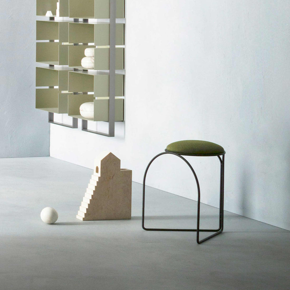 Upholstered Low Stool FLOW LOW by Enrico Girotti for LapiegaWD 2