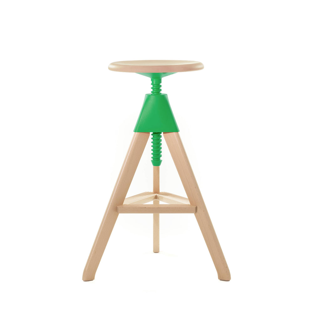 Adjustable Wooden Stool TOM by Konstantin Grcic for Magis 02