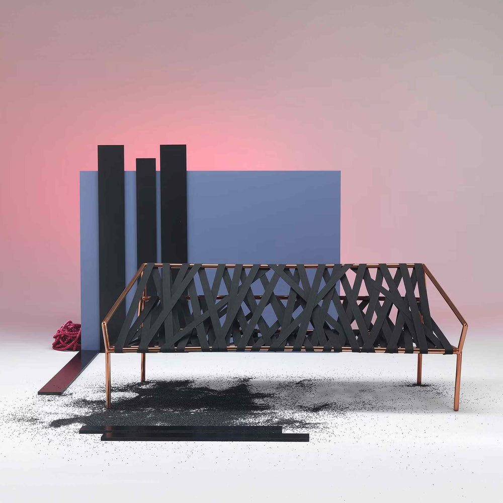 Metal Two-Seater Sofa LIGOMANCER by CTRLZAK 02