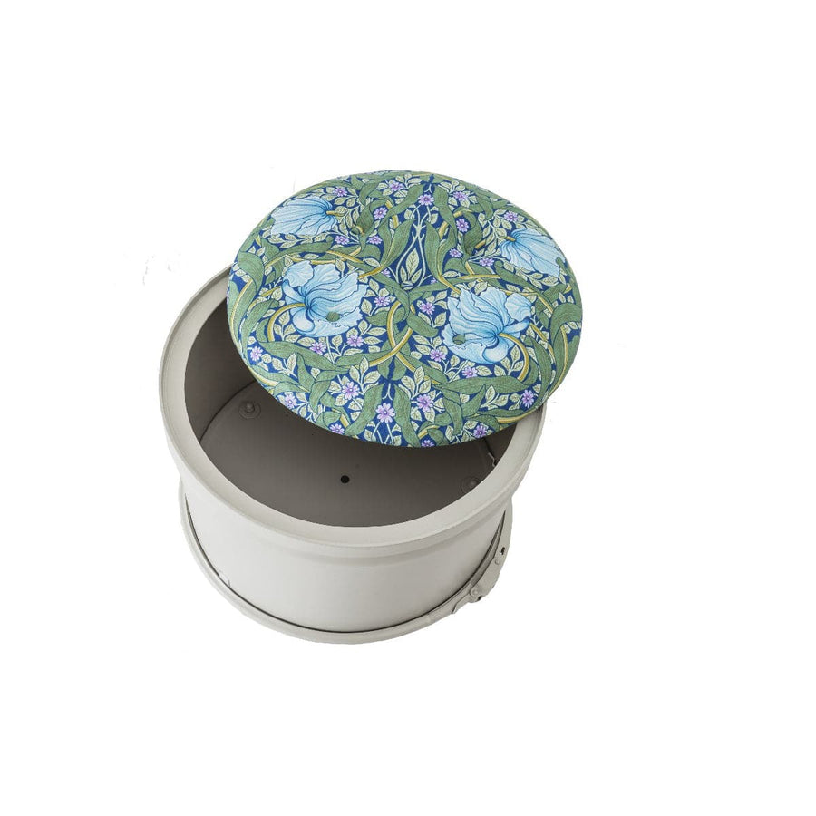 Iron Storage Pouf PRINTED FABRIC 01