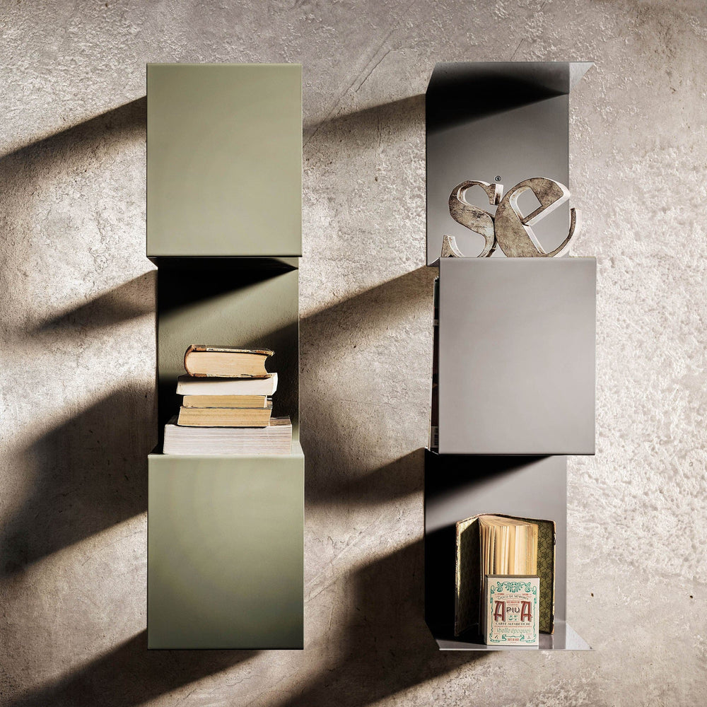 Steel Bookcase SEGMENTO COLOR MINI B by C. Cangia and G. Mazzardi 02